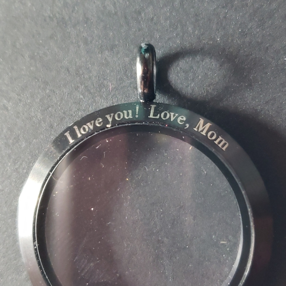 NWOT Black Origami Owl Inscribed Locket Base